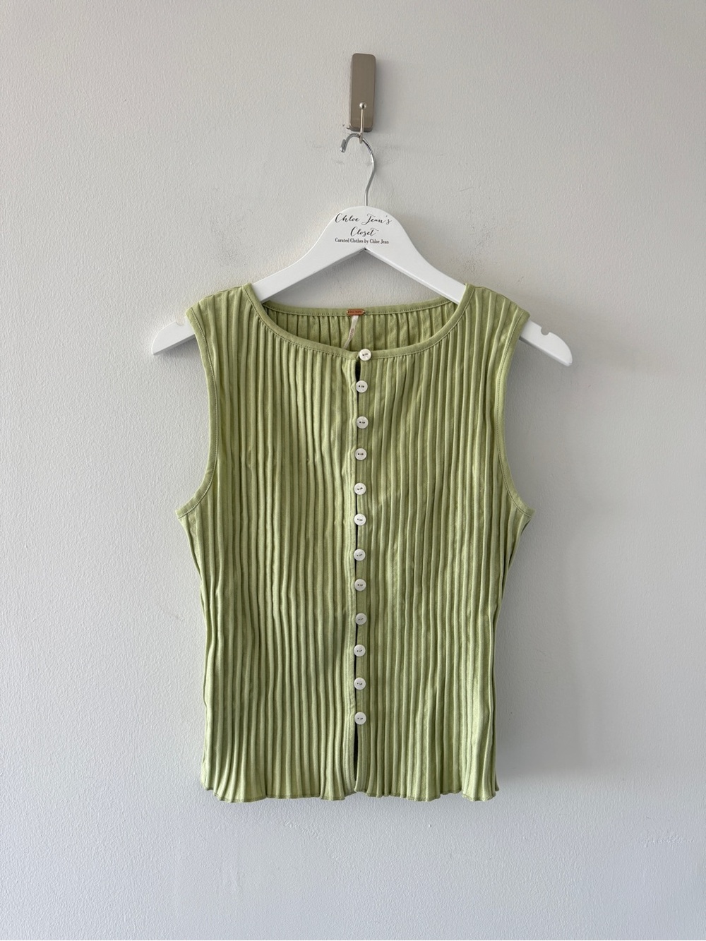 FREE PEOPLE Tilly Tank in Weeping Willow M - Picture 2 of 3